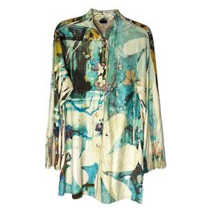 ❤️ FANTAZIA suede Button Down dress Size M